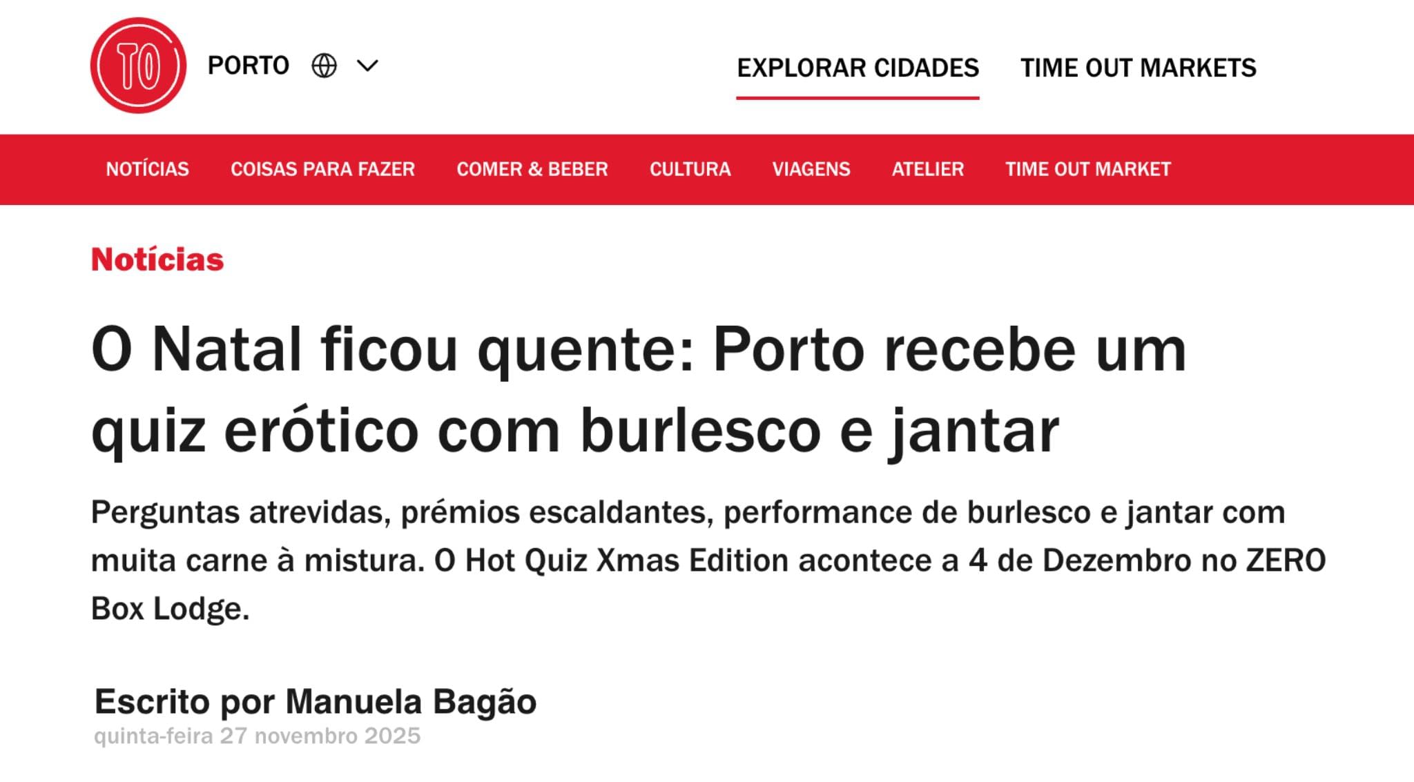 Time Out Porto
